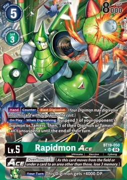Rapidmon Ace (BT19-050) (V.2)