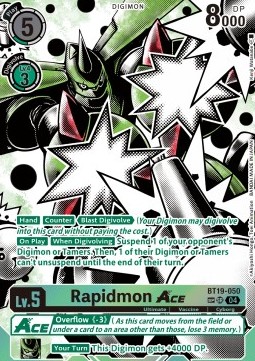 Rapidmon Ace (BT19-050) (V.3)