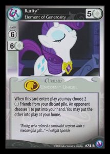Rarity *Element of Generosity* (V.1 - Rare)