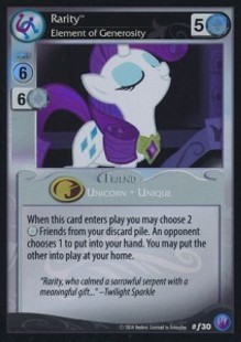Rarity *Element of Generosity* (V.2 - Foil)