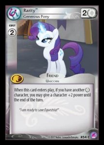Rarity *Generous Pony*