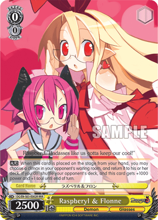 Raspberyl & Flonne (V.2 - Triple Rare)