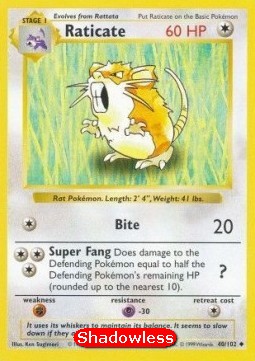 Raticate  (BS 40)