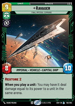 Ravager, Final Imperial Command
