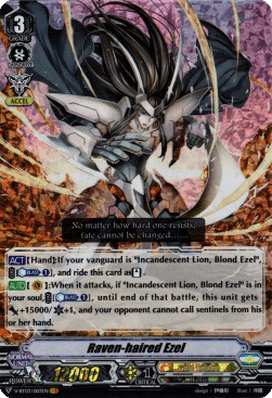 Raven-haired Ezel [V Format] (V.1 - Vanguard Rare)