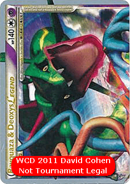Rayquaza & Deoxys LEGEND  (WCD11 UD 89)
