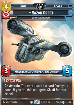 Razor Crest, Outfitted Armament (V.2)