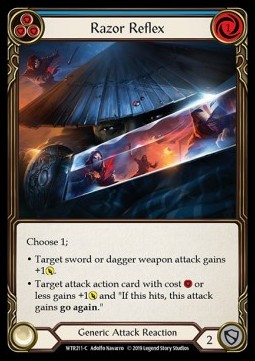 Razor Reflex (Blue) (Rainbow Foil)