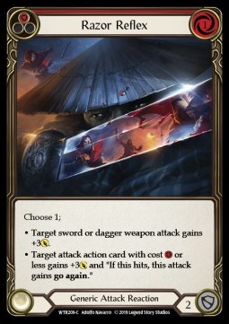 Razor Reflex (Red) (Rainbow Foil)