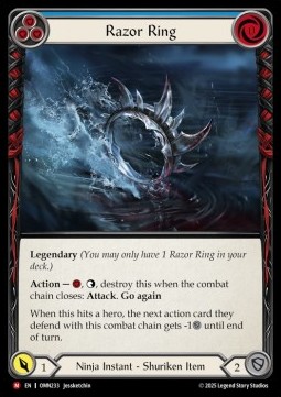 Razor Ring (Cold Foil)