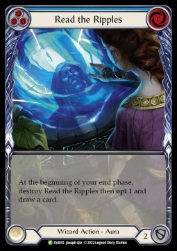 Read the Ripples (Blue) (Rainbow Foil)
