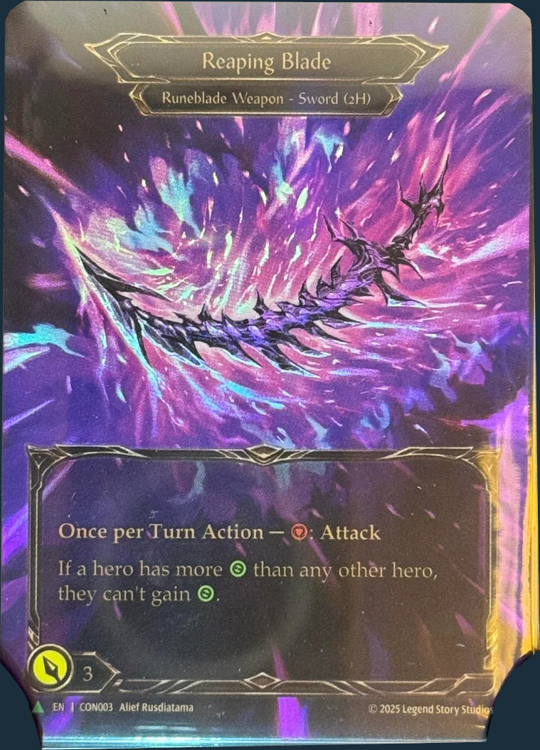 Reaping Blade (Rainbow Foil)