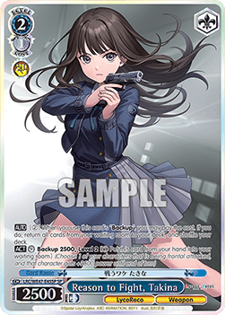 Reason to Fight, Takina