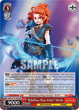 “Rebellious Wisp Archer” Merida (V.1 - Double Rare)
