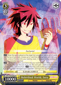 Rebirthed World, Sora (V.2 - Super Rare)
