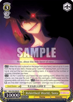 Rebirthed World, Sora (V.1 - Rare)