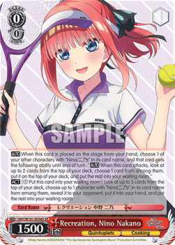 Recreation, Nino Nakano (V.2 - Super Rare)
