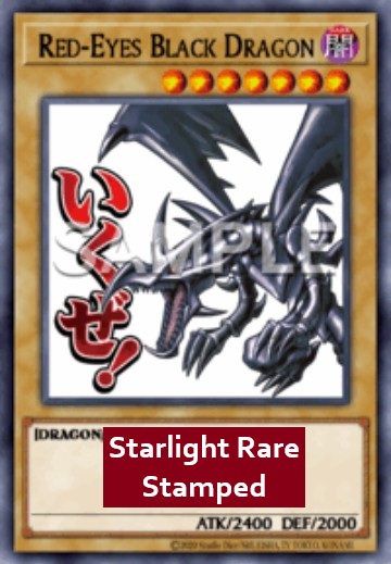 Red-Eyes Black Dragon (V.2 - Starlight Rare)
