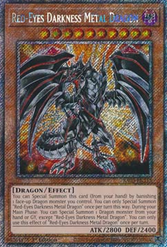 Red-Eyes Darkness Metal Dragon (V.1 - Platinum Secret Rare)