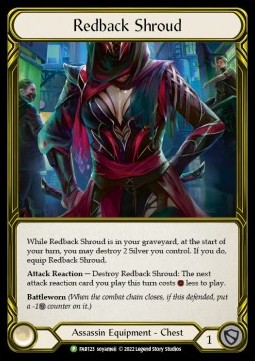 Redback Shroud (Cold Foil Golden)