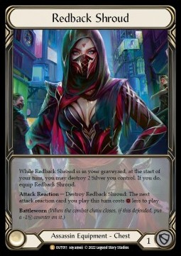 Redback Shroud (Extended Art Cold Foil)