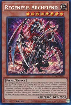 Regenesis Archfiend (V.1 - Secret Rare)