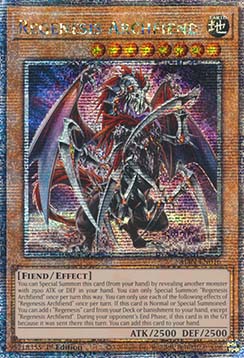 Regenesis Archfiend (V.2 - Quarter Century Secret Rare)