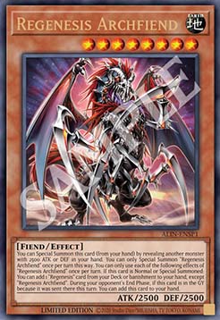 Regenesis Archfiend (V.2 - Ultra Rare)