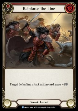 Reinforce the Line (Red) (Rainbow Foil)