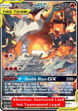 Reshiram & Charizard GX  (SM 201)