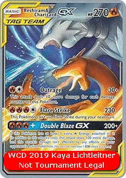 Reshiram & Charizard GX  (WCD19 UNB 20)