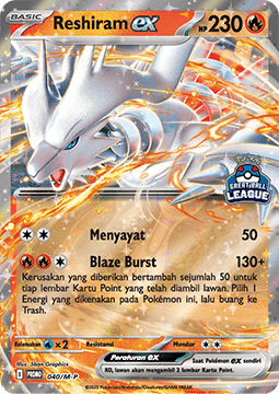 Reshiram ex  (M-P/ID 040)