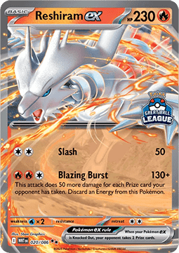 Reshiram ex  (SEA WHT 020)