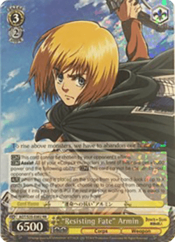 "Resisting Fate" Armin (V.1 - Double Rare)