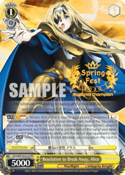 Resolution to Break Away, Alice (V.3 - Promo)