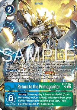 Return to the Primogenitor (BT17-097) (V.2)