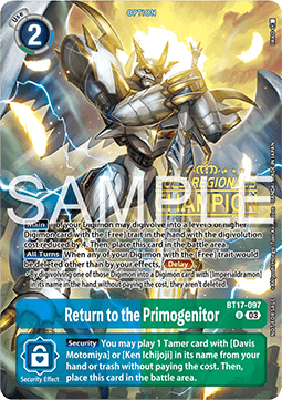 Return to the Primogenitor (BT17-097) (V.3)