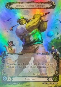 Rhinar, Reckless Rampage (Alternate Art Rainbow Foil)