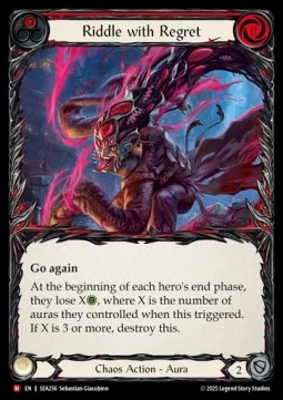 Riddle with Regret (Rainbow Foil)