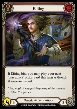 Rifting (Red) (Rainbow Foil)