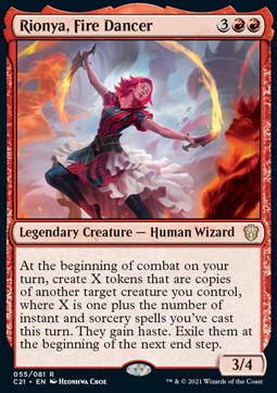 Rionya, Fire Dancer