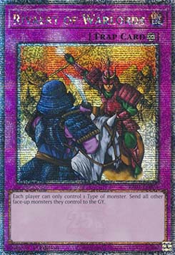 Rivalry of Warlords (V.5 - Quarter Century Secret Rare)