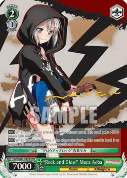 "Rock and Glow" Moca Aoba (V.4 - Feature Rare)