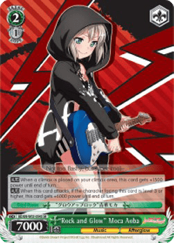 "Rock and Glow" Moca Aoba (V.3 - Super Rare)