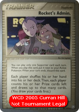 Rocket's Admin. (WCD05 TRR 86)