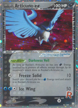 Rocket's Articuno ex  (TRR 96)