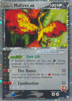 Rocket's Moltres ex  (TRR 100)