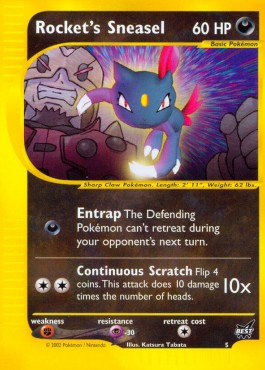 Rocket's Sneasel  (BEST 5)