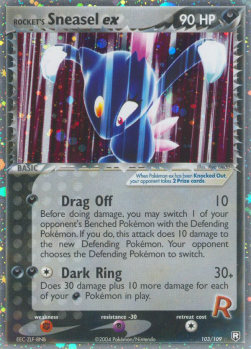 Rocket's Sneasel ex  (TRR 103)