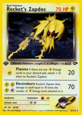 Rocket's Zapdos  (GC 15)